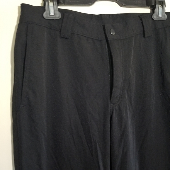 Ibex Hiking Pants Womens Black Velcro Cuff Stretch Fabric Cotton Blend Size 8 - Picture 5 of 7